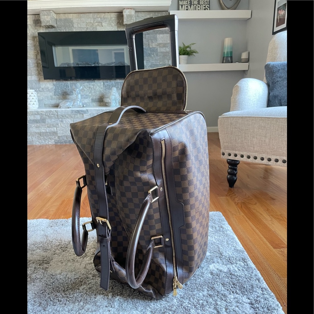 Authentic Louis Vuitton Ebene Eole 50 Rolling Tra… - image 1